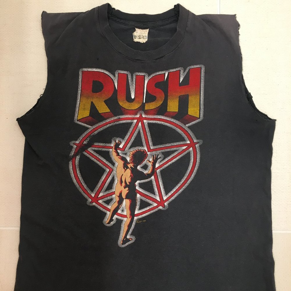 ***SOLD on Ebay*Extremely Rare Vintage RUSH 1981 Starman shirt in MINT condition
